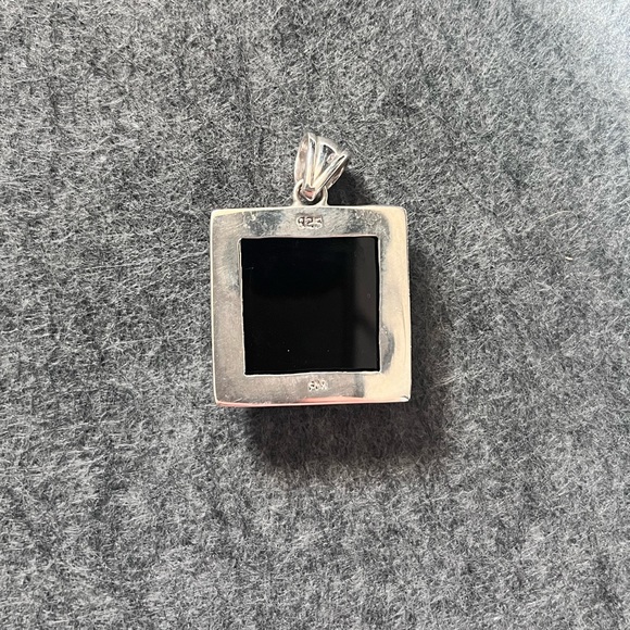Black onyx pendant - Picture 3 of 3
